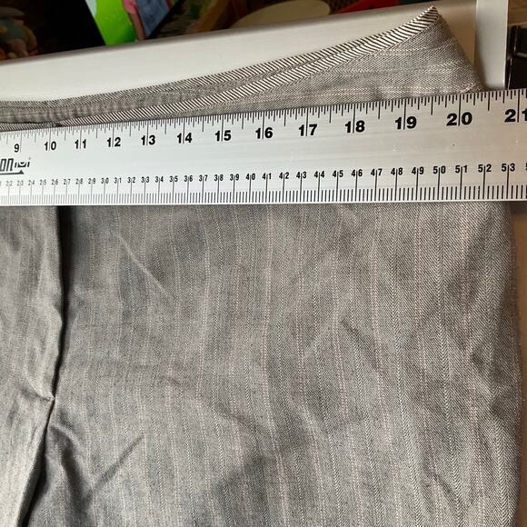 Lane Bryant Women Formal Straight Leg Pants size 18, Taupe Gray - Picture 2 of 11